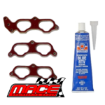 MACE 6.35MM MANIFOLD INSULATOR KIT TO SUIT TOYOTA ARISTO JZS147 2JZ-GTE TWIN TURBO 3.0L I6