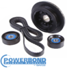 POWERBOND 20% UNDERDRIVE PULLEY KIT FOR HOLDEN COMMODORE VZ VE ALLOYTEC SIDI LY7 LE0 LW2 LLT 3.6L V6