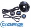 POWERBOND 25% UNDERDRIVE POWER PULLEY KIT TO SUIT HOLDEN L76 L98 6.0L V8 TILL 08/2010