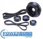 POWERBOND 25% UNDERDRIVE POWER PULLEY KIT TO SUIT HSV LS2 LS3 6.0L 6.2L V8