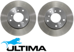 ULTIMA FRONT & REAR DISC BRAKE ROTOR SET FOR HOLDEN ECOTEC ALLOYTEC L36 LY7 LE0 L67 S/C 3.6L 3.8L V6