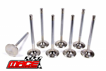 SET OF 8 MACE STANDARD EXHAUST VALVES TO SUIT MITSUBISHI STARWAGON WA SJ 4G63 4G64 2.0L 2.4L I4