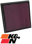 K&N REPLACEMENT AIR FILTER TO SUIT HOLDEN ASTRA PJ A20NFT B16SHL B16SHT TURBO 1.6L 2.0L I4