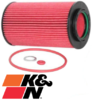 K&N HIGH FLOW CARTRIDGE OIL FILTER TO SUIT JEEP ECD TURBO DIESEL 2.0L I4