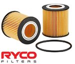 RYCO HIGH FLOW CARTRIDGE OIL FILTER TO SUIT FORD P5AT TURBO DIESEL 3.2L I5