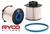 RYCO CARTRIDGE FUEL FILTER TO SUIT HOLDEN Z20S1 Z20D1 A20DTH TURBO DIESEL 2.0L I4