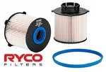 RYCO CARTRIDGE FUEL FILTER TO SUIT HOLDEN MALIBU EM A20DTH TURBO DIESEL 2.0L I4