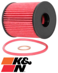 K&N HIGH FLOW OIL CARTRIDGE FILTER TO SUIT FORD CVRC CVR5 CYFD H9FB TURBO DIESEL 2.2L 2.4L I4