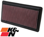 K&N REPLACEMENT AIR FILTER TO SUIT MAZDA L3 L5 RFT RF R2T S/C TURBO DIESEL 2.0L 2.2L 2.3L 2.5L I4