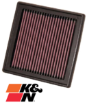K&N REPLACEMENT AIR FILTER TO SUIT NISSAN VQ35HR VQ37VHR 3.5L 3.7L V6