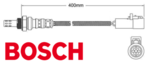 BOSCH PRE CATALYTIC OXYGEN O2 SENSOR TO SUIT FORD BARRA 182 E-GAS MPFI SOHC 240T TURBO 4.0L I6