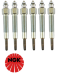 SET OF 6 NGK GLOW PLUGS TO SUIT NISSAN PATROL GU Y61 TD42TI TURBO DIESEL 4.2L I6