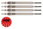 SET OF 4 NGK GLOW PLUGS TO SUIT VOLKSWAGEN AMAROK 2H CDBA CDCA CNFB CSHA CNEA 2.0L I4