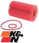 K&N HIGH FLOW CARTRIDGE OIL FILTER TO SUIT LEXUS GS F URL10R 2UR-GSE 5.0L V8