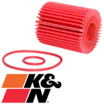 K&N HIGH FLOW CARTRIDGE OIL FILTER TO SUIT LEXUS LS460 USF40R 1UR-FSE 4.6L V8