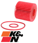 K&N HIGH FLOW CARTRIDGE OIL FILTER TO SUIT LEXUS NX200T AGZ10R AGZ15R 8AR-FTS TURBO 2.0L I4