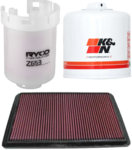 FILTER SERVICE KIT TO SUIT MITSUBISHI PAJERO NM NP 6G74 6G75 3.5L 3.8L V6