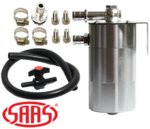 SAAS BAFFLED OIL CATCH CAN TO SUIT TOYOTA PRADO KDJ120R KDJ121R KDJ125R 1KD-FTV TURBO 3.0L I4