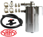 SAAS BAFFLED OIL CATCH CAN TO SUIT FORD F150 13TH GENERATION 3.0 TURBO DIESEL 3.0L V6