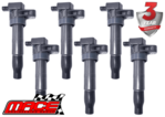 SET OF 6 MACE STANDARD REPLACEMENT IGNITION COILS TO SUIT HYUNDAI GRANDEUR TG G6DA 3.8L V6