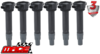 SET OF 6 MACE STANDARD REPLACEMENT IGNITION COILS TO SUIT CHRYSLER 300C LX EER EGG EES 2.7L 3.5L V6
