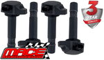 SET OF 4 MACE STANDARD REPLACEMENT IGNITION COILS TO SUIT HONDA CIVIC FD FK R18A1 R18A2 1.8L I4