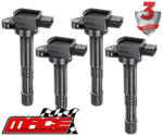SET OF 4 MACE STANDARD REPLACEMENT IGNITION COILS TO SUIT HONDA STREAM RN K20A1 2.0L I4