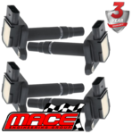 SET OF 4 MACE STANDARD REPLACEMENT IGNITION COILS TO SUIT VOLKSWAGEN APH AWC TURBO 1.8L I4