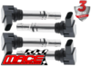 SET OF 4 MACE STANDARD REPLACEMENT IGNITION COILS TO SUIT AUDI A1 8X CAXA CAVG CTHG TURBO S/C 1.4 I4