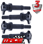 SET OF 4 MACE STANDARD REPLACEMENT IGNITION COILS TO SUIT KIA RIO UB G4LA 1.2L 1.25L I4