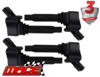 SET OF 4 MACE STANDARD REPLACEMENT IGNITION COILS TO SUIT SKODA FABIA NJ CJZC CJZD TURBO 1.2L I4