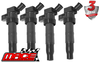 SET OF 4 MACE STANDARD REPLACEMENT IGNITION COILS TO SUIT KIA CERATO TD G4KD 2.0L I4