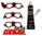 MACE 6.35MM MANIFOLD INSULATOR KIT TO SUIT TOYOTA 2JZ-GTE TWIN TURBO 3.0L I6