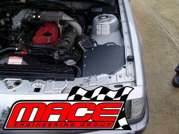 MACE BLACK LID COLD AIR INTAKE BOX TO SUIT HOLDEN VB VC VH VK VL I6