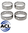 ACL STANDARD CAMSHAFT BEARING SET TO SUIT HOLDEN ECOTEC L36 L67 SUPERCHARGED 3.8L V6