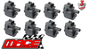 SET OF 8 STANDARD REPLACEMENT IGNITION COILS TO SUIT HOLDEN COMMODORE VT VX VY VZ LS1 5.7L V8