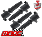 SET OF 4 MACE STANDARD REPLACEMENT IGNITION COILS TO SUIT MAZDA3 BK LFDE 2.0L I4