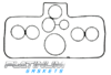 PLATINUM PLENUM CHAMBER GASKETS TO SUIT HOLDEN CALAIS VS VT.I ECOTEC L36 3.8L V6