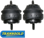 TRANSGOLD PAIR OF STANDARD ENGINE MOUNTS TO SUIT FORD BARRA 182 190 E-GAS 4.0L I6