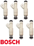 SET OF 6 BOSCH 36LB/380CC FUEL INJECTORS TO SUIT HOLDEN L67 SUPERCHARGED 3.8L V6