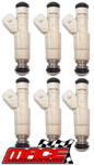 SET OF 6 MACE FUEL INJECTORS TO SUIT HSV XU6 VT VX L67 SUPERCHARGED 3.8L V6