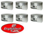 SET OF 6 ENGINETECH PISTONS TO SUIT HOLDEN STATESMAN WM SIDI LLT 3.6L V6