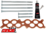 MACE PERFORMANCE MANIFOLD INSULATOR KIT TO SUIT FORD TS50 AU WINDSOR 302 EFI 5.0L V8