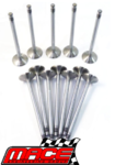 SET OF 12 MACE EXHAUST VALVES TO SUIT HOLDEN COLORADO RC ALLOYTEC LCA 3.6L V6