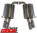 MACE DUAL REAR 3" SPORTS MUFFLER TO SUIT HSV W427 VE V8 SEDAN