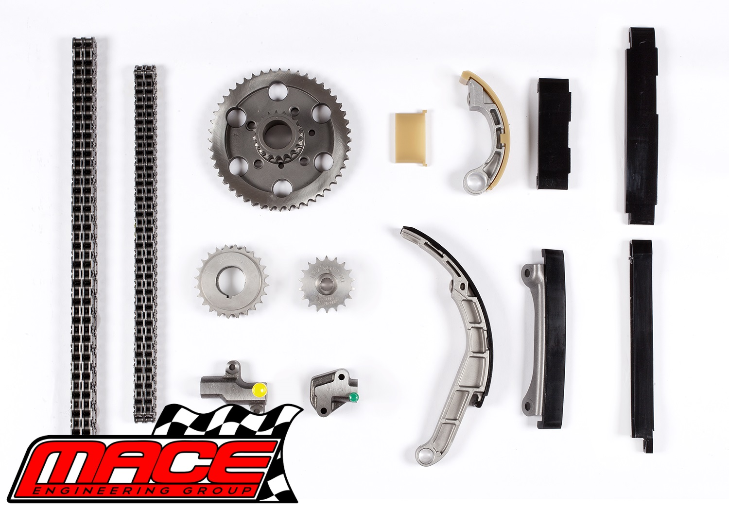 HEAVY DUTY D R TIMING CHAIN CONVERSION KIT FOR NISSAN NAVARA D22 D40 YD25DDT YD25DDTI 16V 2.5L I4 Mace Engineering Group