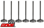 SET OF 6 MACE INTAKE VALVES TO SUIT HOLDEN MONARO V2 L67 SUPERCHARGED 3.8L V6