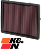 K&N REPLACEMENT AIR FILTER TO SUIT HOLDEN MONARO V2 VZ LS1 5.7L V8