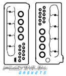 PLATINUM ROCKER COVER GASKET KIT TO SUIT FORD FALCON BA BF FG BOSS 260 290 5.4L V8