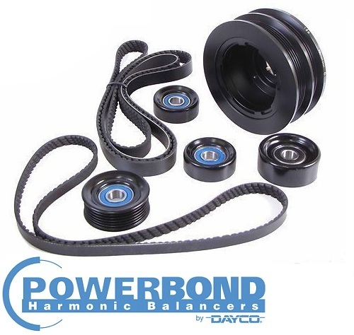 POWERBOND 20% UNDERDRIVE PULLEY BALANCER KIT HOLDEN 3.6 VE VZ ALLOYTEC 04-09 